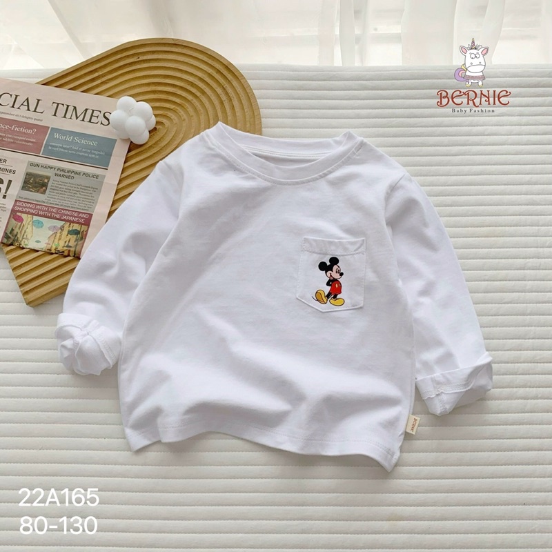 Áo thun Bernie in hình micky chất cotton cho bé 9-23kg-22A165
