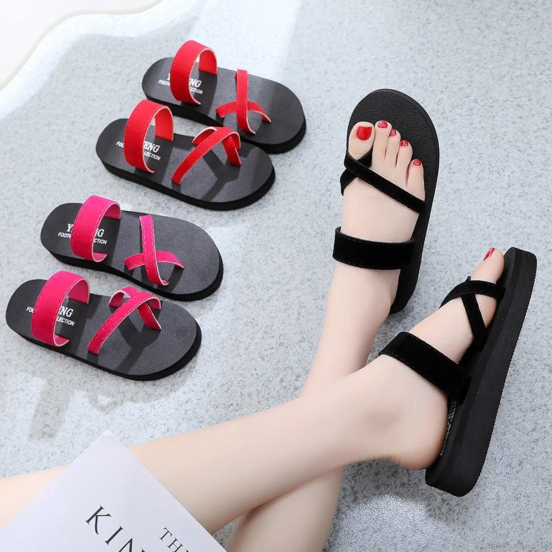 FREESHIP ĐƠN 99K_ Korean Women Summer Casual Non-slip Sandals Beach Outdoor