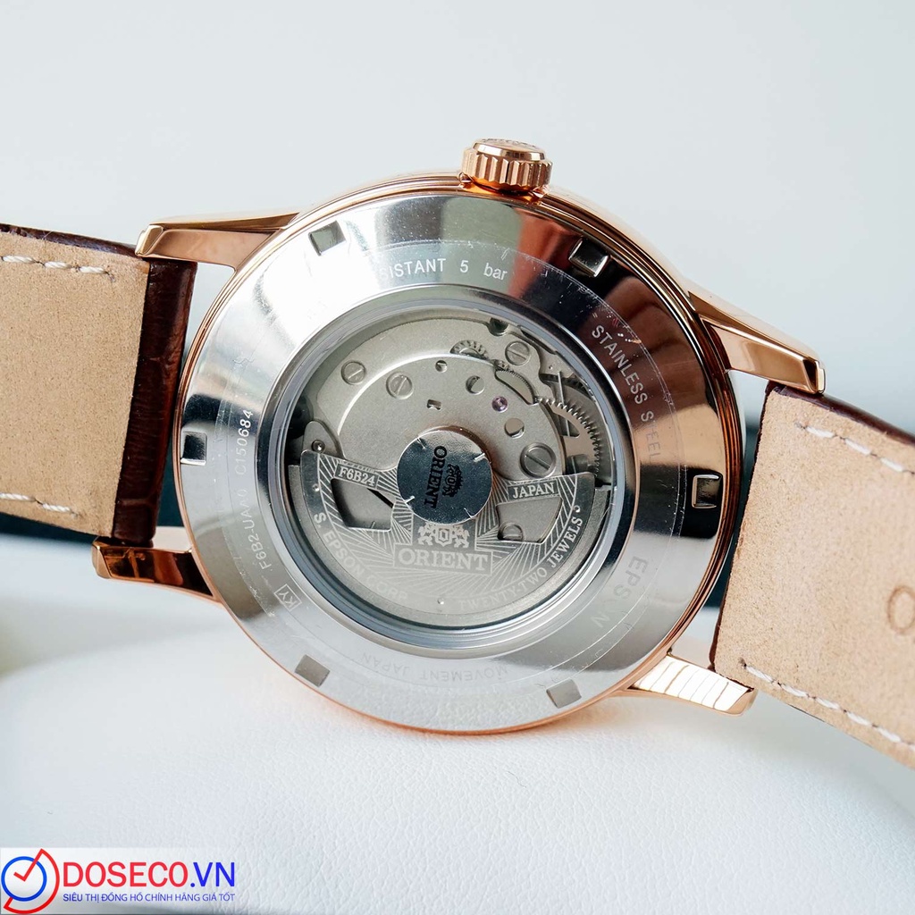 Đồng Hồ Nam Cơ Automatic Chính Hãng ORIENT SUN AND MOON GEN 3 2021 RA-AK0009T10B Dây Da Cao Cấp Kính Sapphire