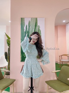 JUMPSUIT TAY LOE HỞ LƯNG (KÈM HÌNH THẬT)