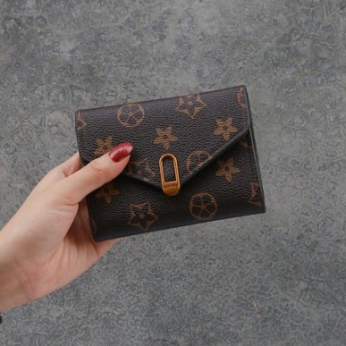 Ví nữ đựng tiền nhiều ngăn 237 chất da retro phong cách thanh lịch