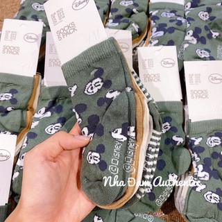 set tất mickey 5 đôi HM AUTH