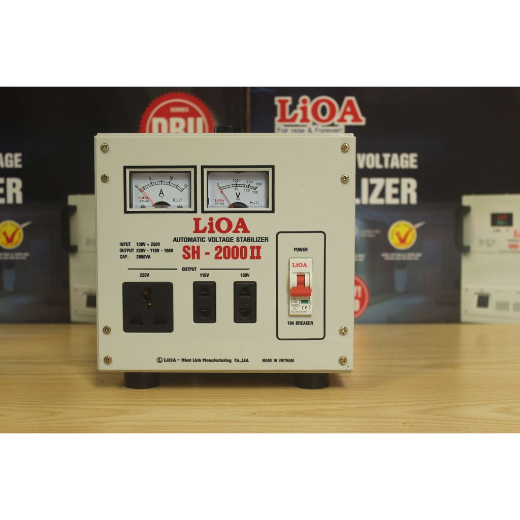 Ổn áp 1 pha LiOA SH-2000II - SH-2000II