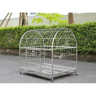 Lồng chó mèo inox ( Giao Grap hoặc Now nếu nội thành Hà Nội )