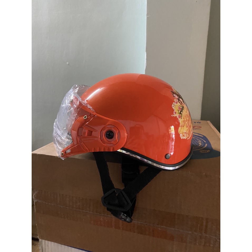 MŨ BẢO HIỂM CÓ KÍNH CHÓNG BỤI CHO BÉ