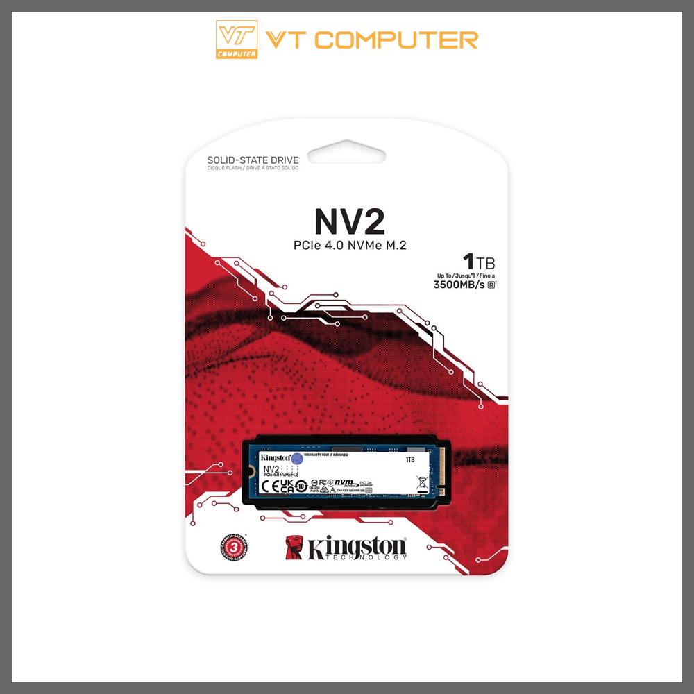 Ổ Cứng SSD / Kingston / NV2 / M2 Nvme / Bảo Hành 36 Tháng