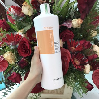 Dầu gội dưỡng tóc khô hư tổn Nutricare Shampoo Fanola 1000ml