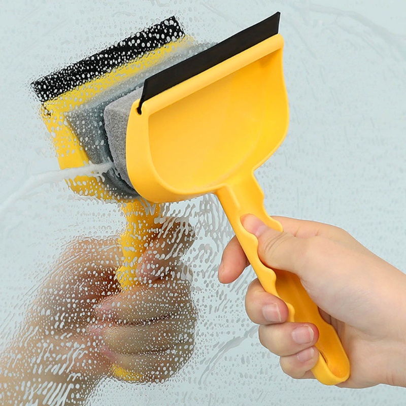 Bàn chải vệ sinh cửa kính hai mặt tiện dụng tùy chọn màu sắc