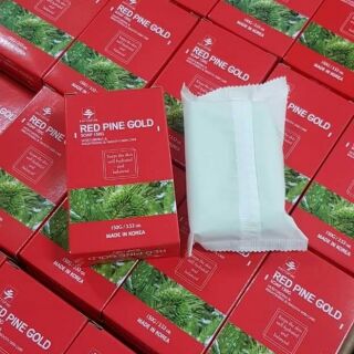 Xà phòng tinh dầu thông đỏ Red Pine Gold 150gr - Xà bông cục Hàn Quốc XPREDPINE150