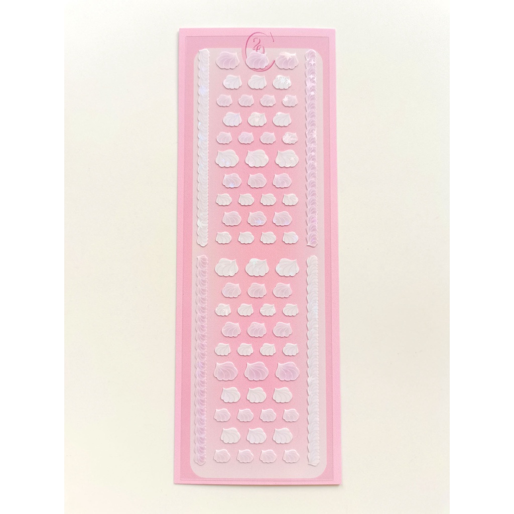 Miếng Dán Trang Trí Hình Ngôi Sao Phối Ren Đính Nơ Chống Thấm Nước