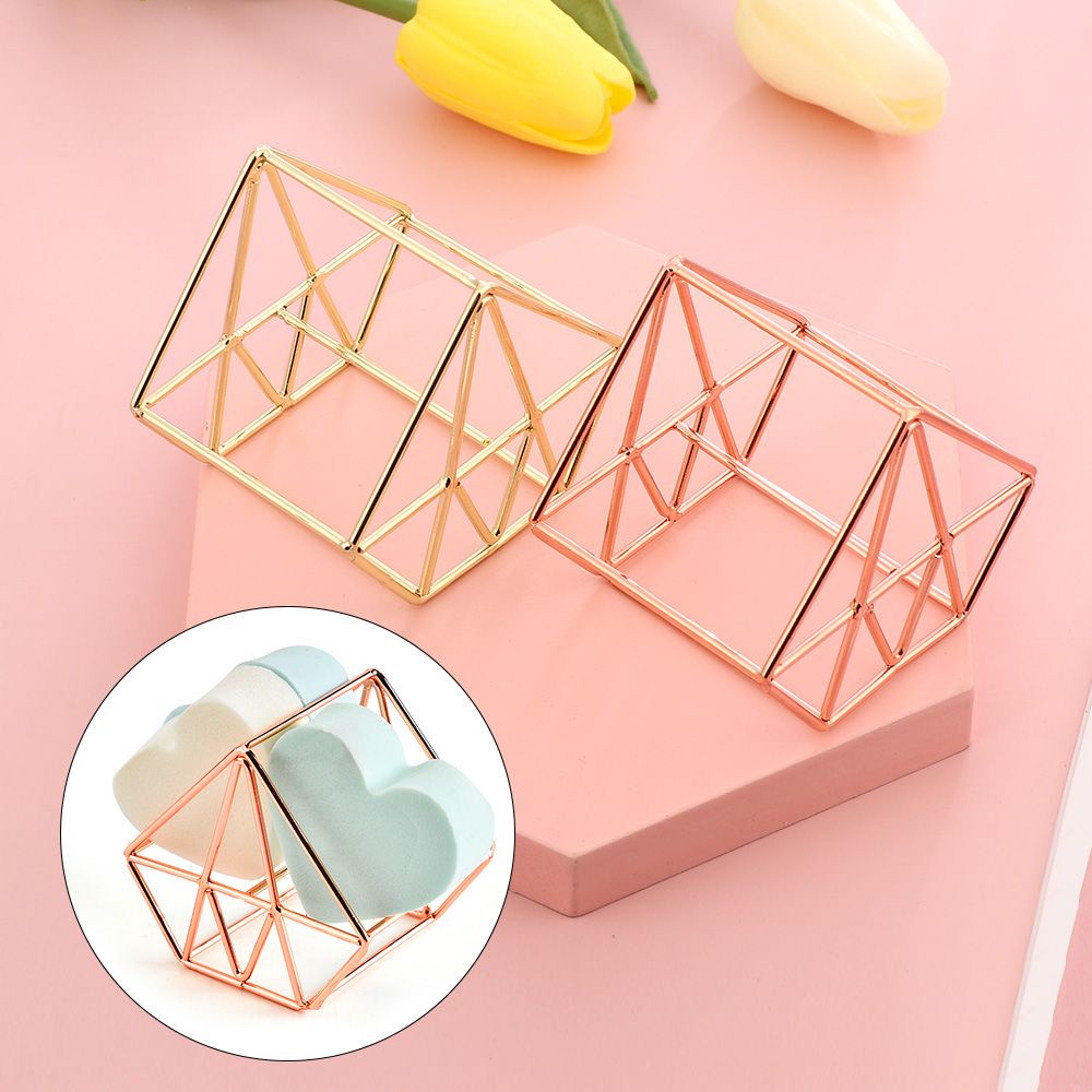 (Hàng Mới Về) Giá Đỡ Mút Trang Điểm Hình Quả Trứng Bằng Kim Loại Sáng Tạo Cho Nữ | BigBuy360 - bigbuy360.vn