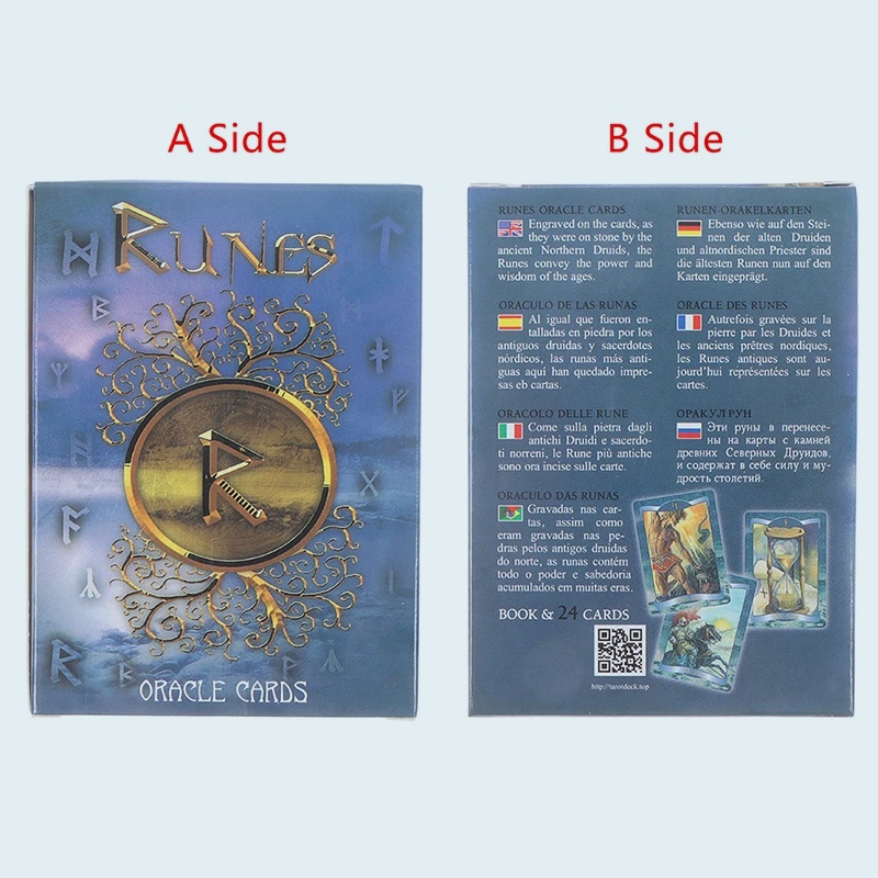 Runes Oracle Card Game Bộ Thẻ Bài Tarot Độc Đáo Chất Lượng Cao