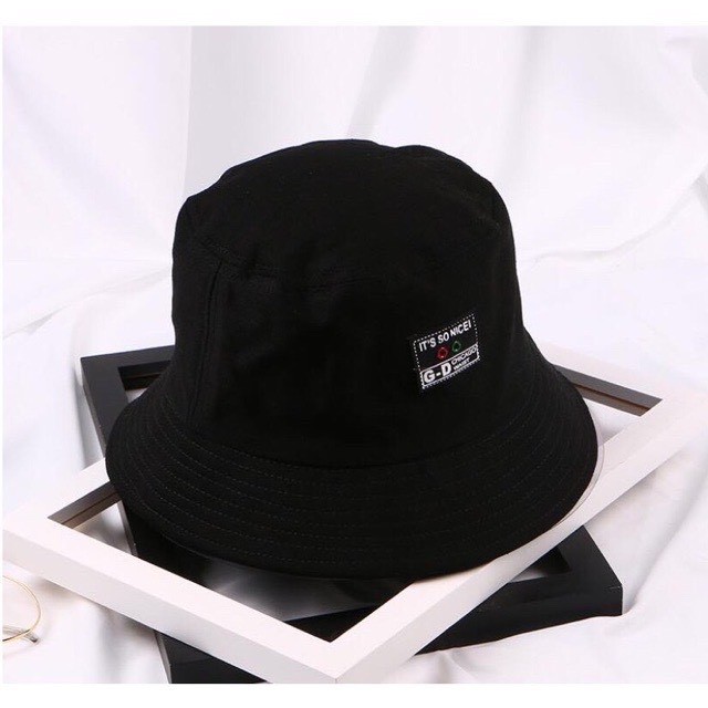 Mũ bucket nam nữ nón tai bèo IT SO NICE vành tròn Phong Cách Ulzzang Unisex