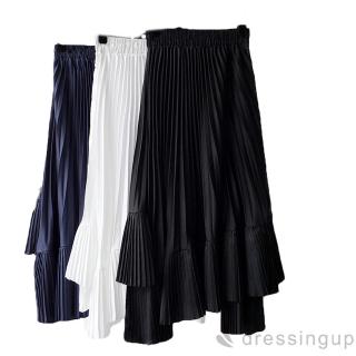 Chân Váy Chữ A Xếp Li Bằng Vải Chiffon Cho Nữ