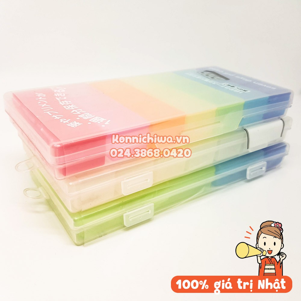 | FREESHIP | Hộp Chia Thuốc 7 Ngày INOMATA Nhiều Ngăn, Dễ Dàng Mang Theo (hàng nội địa Nhật)