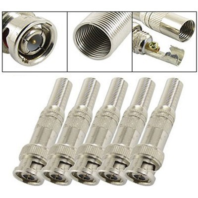 Jack BNC lò xo BNC F5 nối cáp đồng trục cho Camera IPShop