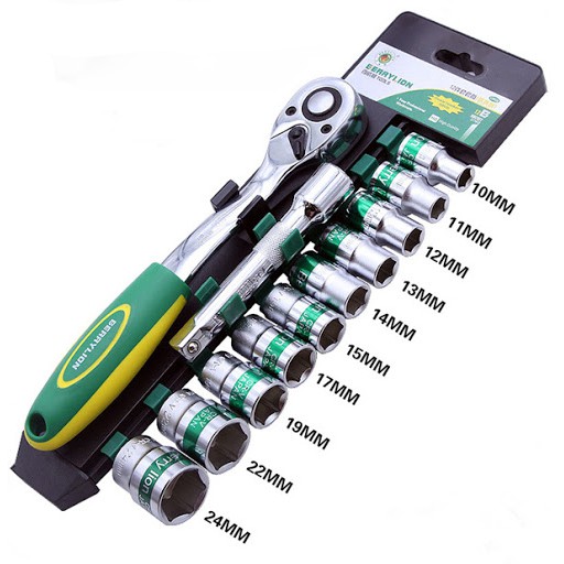 Đầu tuýp đầu nối tuýp Berylion từ 8mm đến 32mm