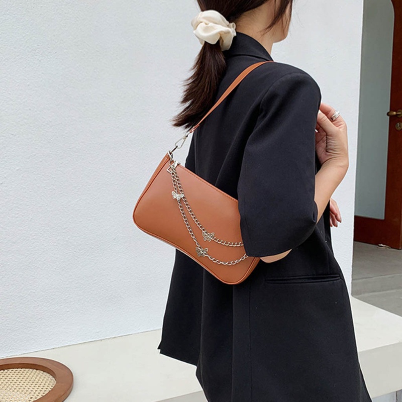 Youyo Túi Đeo Dưới Cánh Tay Giả Da Mịn Phong Cách Retro Cho Nữ