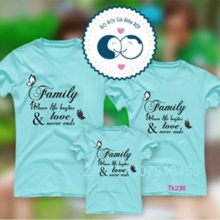 Áo đồng phục gia đình