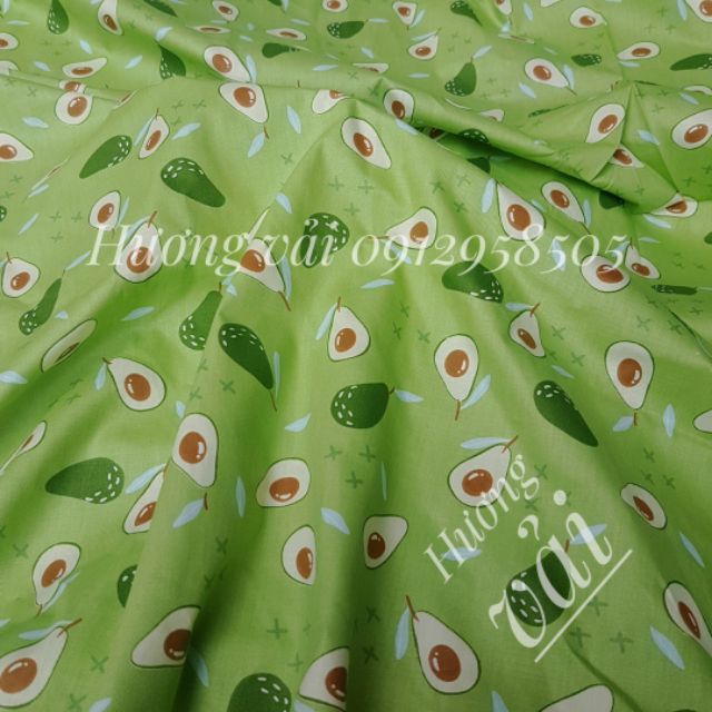 Vải thô quả bơ