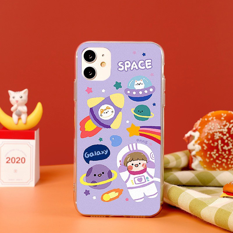 Ốp điện thoại TPU Gấu Space 6 6S 6Plus 6S Plus 7 8 7Plus 8Plus X XSMax 11 ProMax XR - Xưởng Ốp Việt Nam M803 | BigBuy360 - bigbuy360.vn
