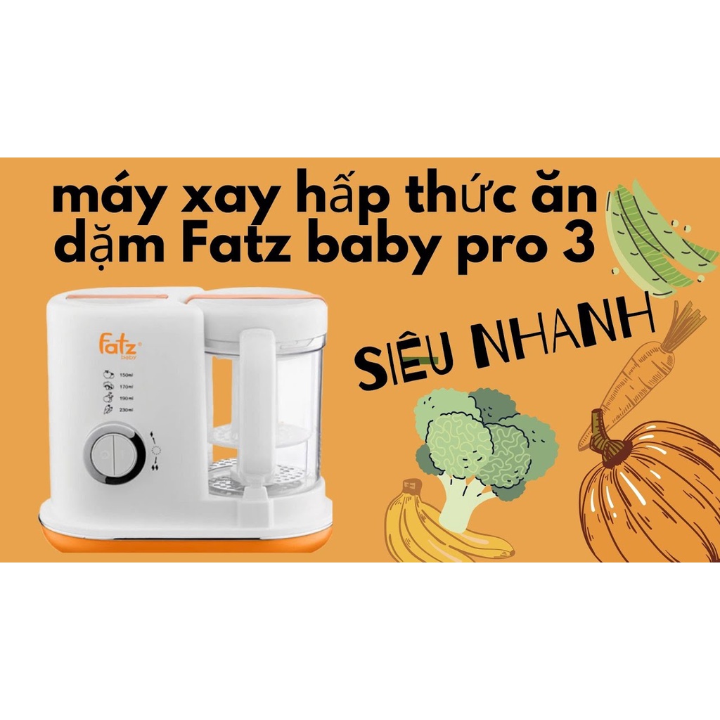 Máy Xay Hấp Đa Năng Pro 3 FATZ BABY