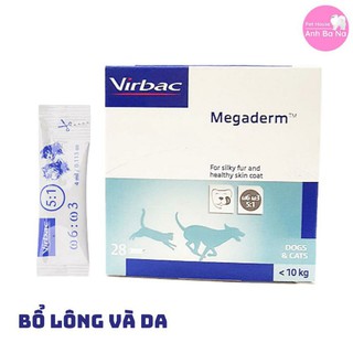 Thuốc bổ lông chó mèo Megaderm Virbac