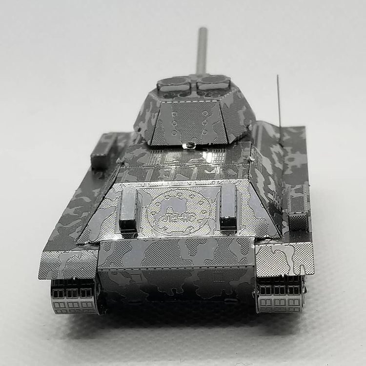 Mô Hình Kim Loại Lắp Ráp 3D Metal Mosaic Xe Tăng T-34
