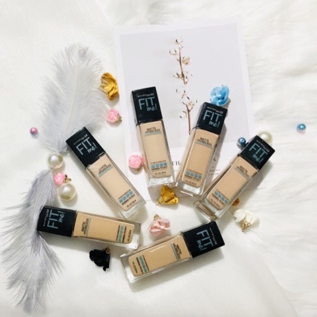 Kem Nền Mịn Lì Maybelline Fit Me Matte Poreless Foundation Pump 30ml