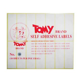 Giấy decal in mã vạch Tomy A5 ( MÃ 116, 117, 118, 119, 120, 121, 122, 123, 124 ) ✫ ✫ ✫ ♥♥