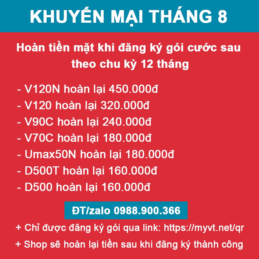 [SIM VIETTEL] đăng ký được V90C, V120N, V50C, V70C, ST70K, F90, V120 v.v..