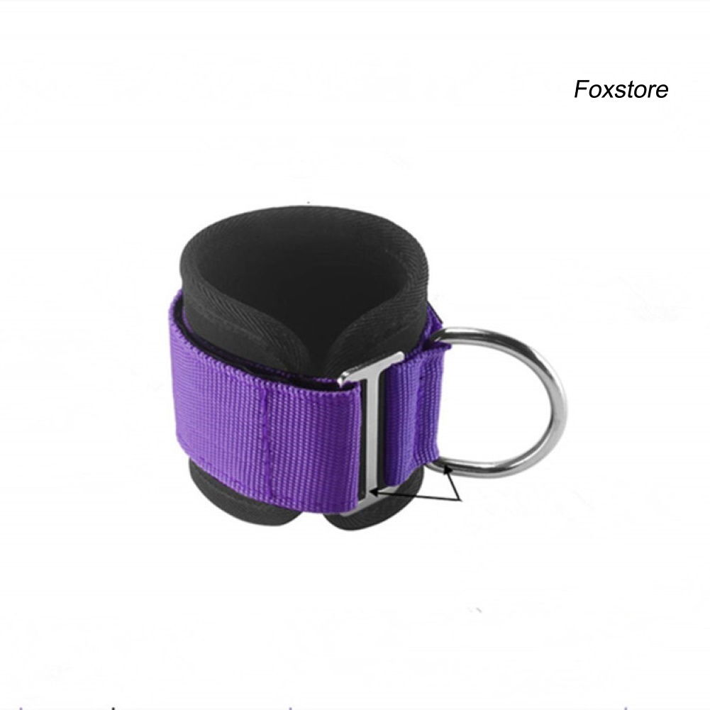 Set 2 dây đai đeo mắt cá chân kèm móc chữ D có thể điều chỉnh cho máy tập gym tại nhà