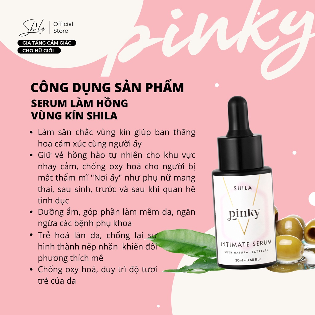 Serum làm hồng vùng kín Shila 20ml (Shila Serum Pinky)