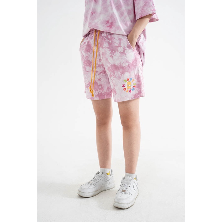 Quần Shorts BOO Unisex Dáng Rộng In Graphic Bart The Simpsons BZL
