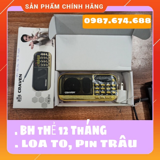 Loa đa năng nghe đài FM - Kiêm học tiếng anh kèm thẻ nhớ 8g