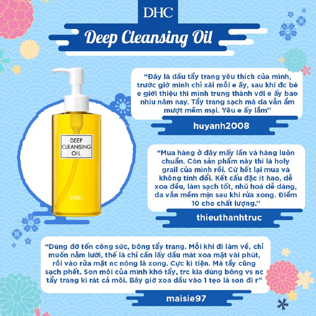 Dầu Tẩy Trang Olive DHC Deep Cleansing Oil 70ml 120ml 200ml