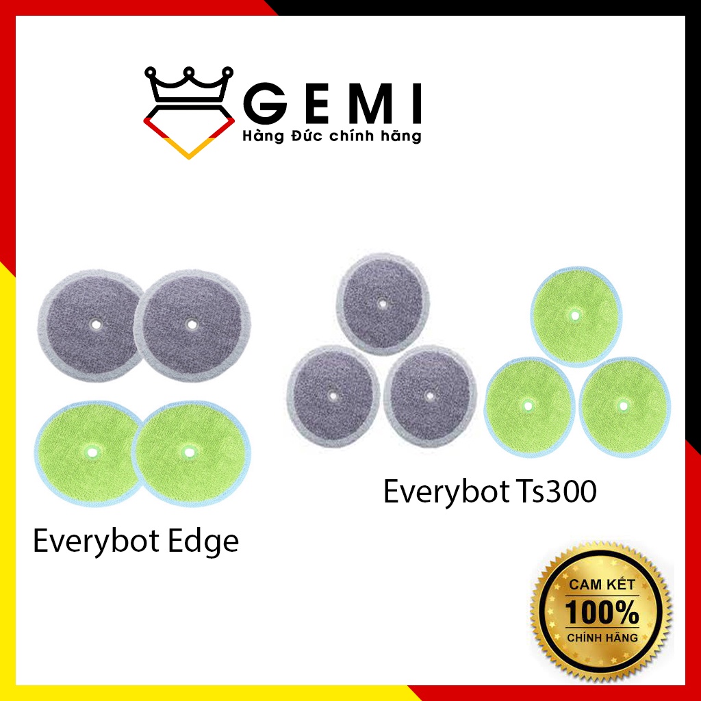 Bộ giẻ lau nhà của robot lau nhà Everybot, phụ kiện sơ cua thay thế