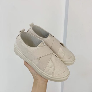 Giày lười vải canvas   ulzzang ( ảnh thật cuối)