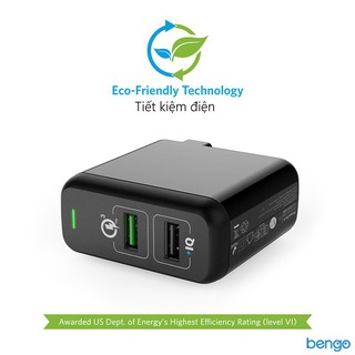 Sạc Anker 2 cổng 24w Quick Charge 3.0 và PowerIQ - Huco Việt Nam