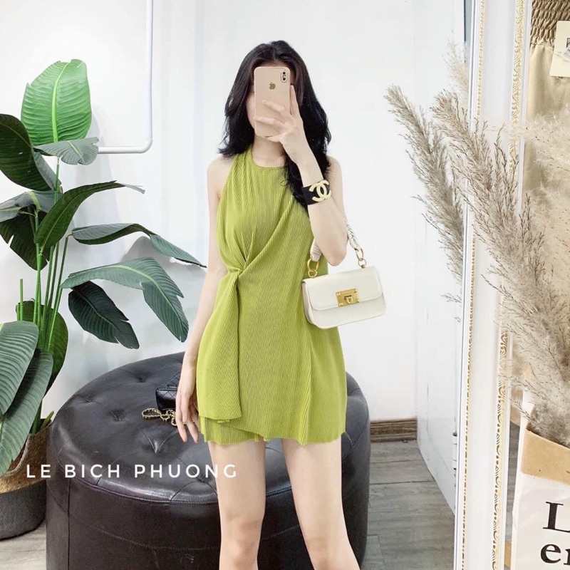 SET Áo dập ly xoắn thời trang kèm Quần short ngắn⚡️5 màu ảnh thật | BigBuy360 - bigbuy360.vn