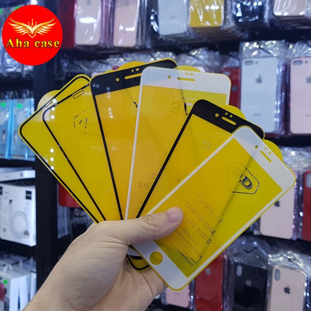 (Combo 3) Kính cường lực 9D iPhone,6/6Plus/7,7Plus,8,8Plus/X/Xs/Xr,XsMax/11/11Pro/11ProMax/12/12pro/12promax/13/13promax