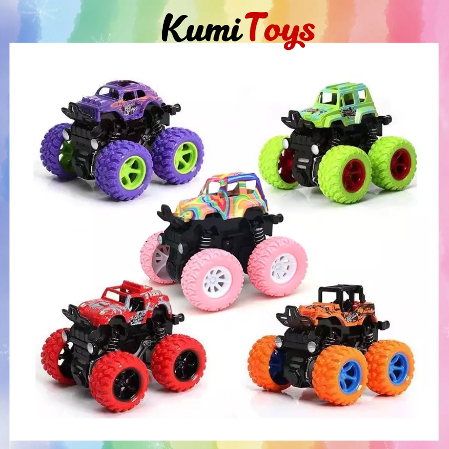 Đồ chơi xe ô tô địa hình quay 360 độ độc đáo cho bé yêu Kumi toys
