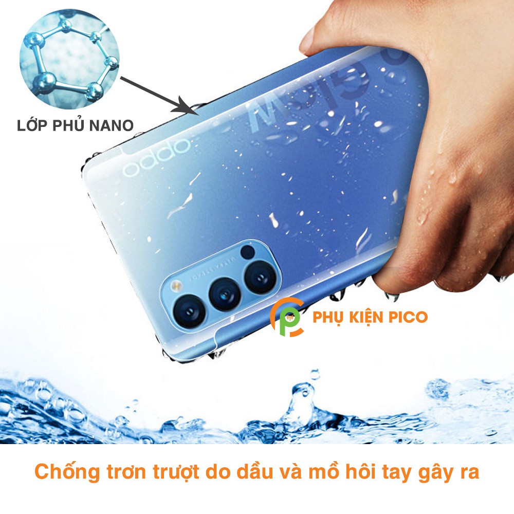 Dán lưng Reno 4 full mặt lưng trong suốt PPF tự phục hồi vết xước - Dán dẻo Oppo Reno 4