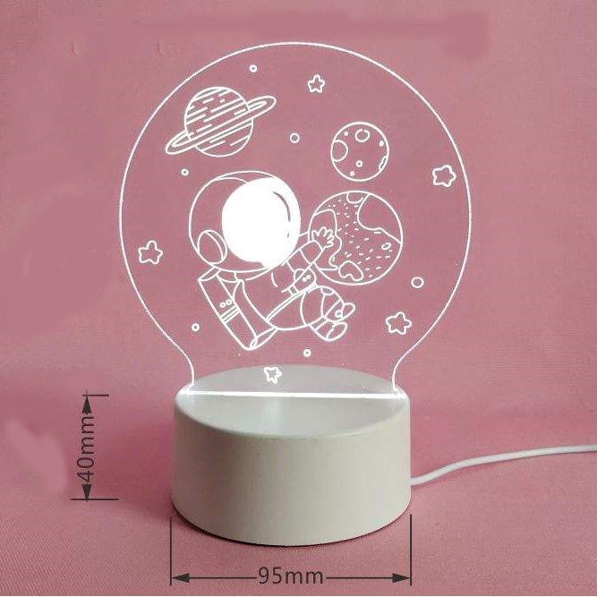 Đèn ngủ 3D trang trí Siêu nhân người nhện