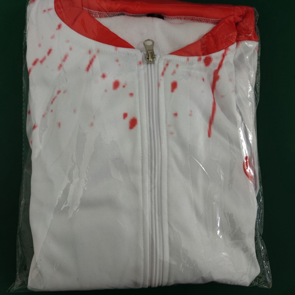Áo khoác hoodie thời trang nam nữ phối khóa kéo cosplay All of Us Are Dead