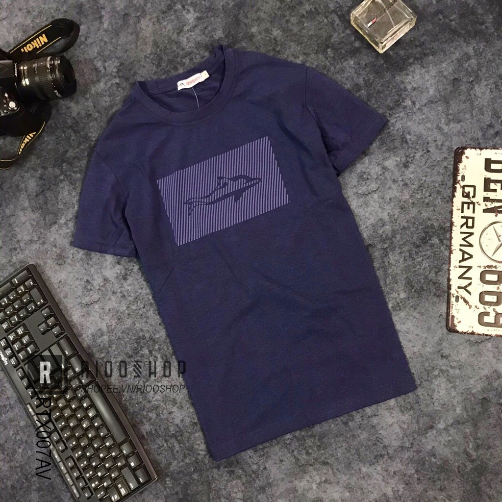 Áo thun nam ngắn tay cổ tròn cotton OCE in nổi RTX007 - áo phông nam form rộng Riooshop | BigBuy360 - bigbuy360.vn