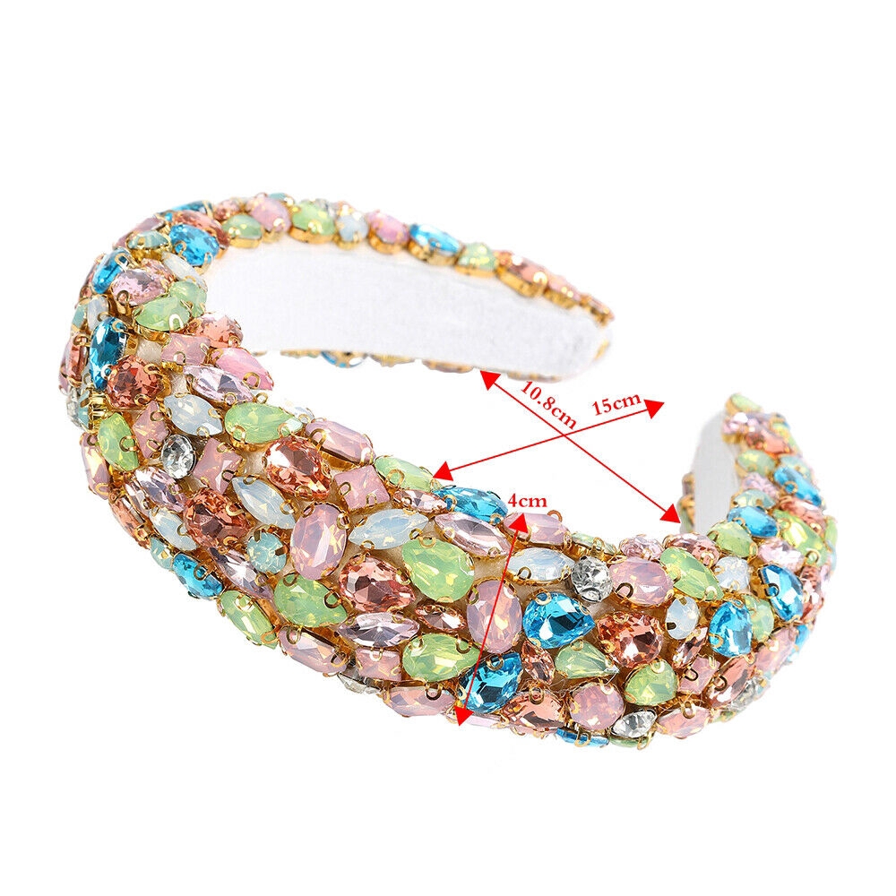 Băng Đô Cài Tóc Đính Đá Lấp Lánh Cho Nữ