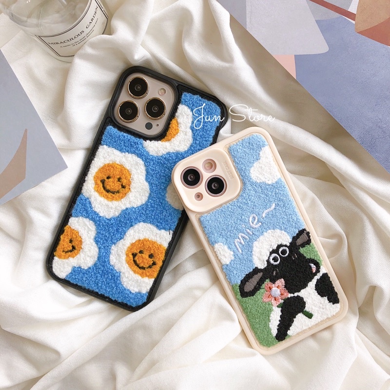 Ốp lưng len móc siêu xinh, bảo vệ máy và camera