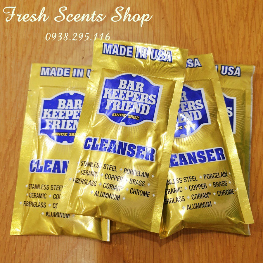 BKF - Bột làm sạch đa năng 28g Nhập khẩu Mỹ - Làm sạch inox, đồng, vách kính, sứ