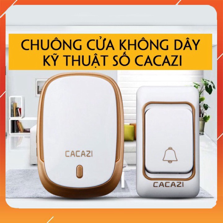 hot trend HOT TREND CHUÔNG CỬA KHÔNG DÂY CACAZI-K01 36 kiểu chuông